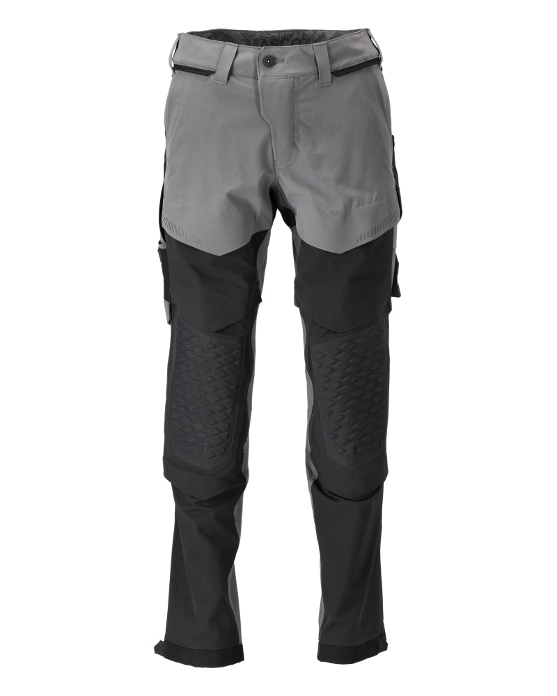 MASCOT CUSTOMIZED Hose mit Knietaschen - Anthrazitgrau/Schwarz