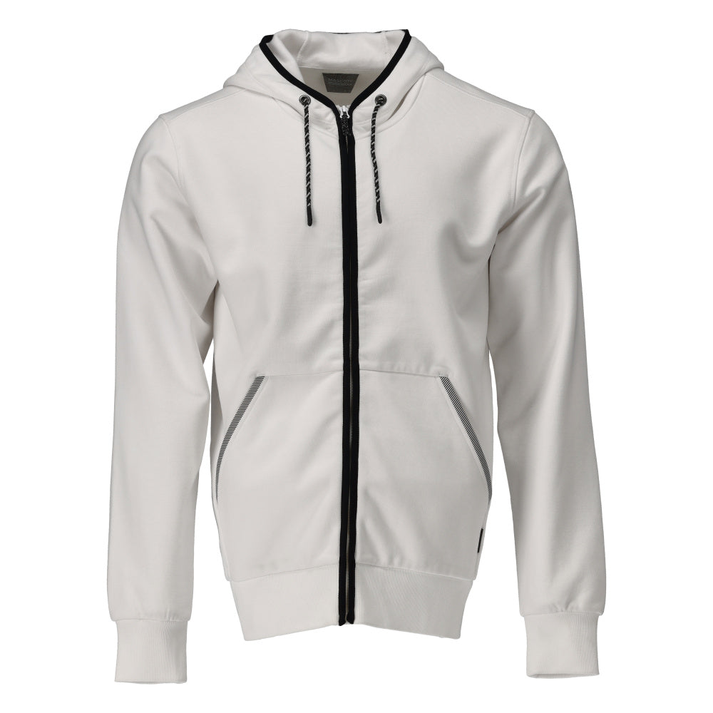 MASCOT CUSTOMIZED Kapuzensweatshirt mit Reißverschluss - Weiß