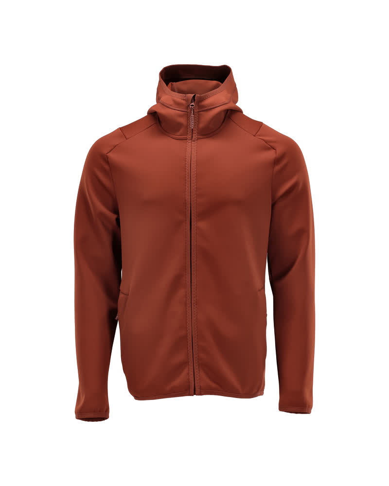 MASCOT CUSTOMIZED Fleecepullover mit Kapuze - Herbstrot
