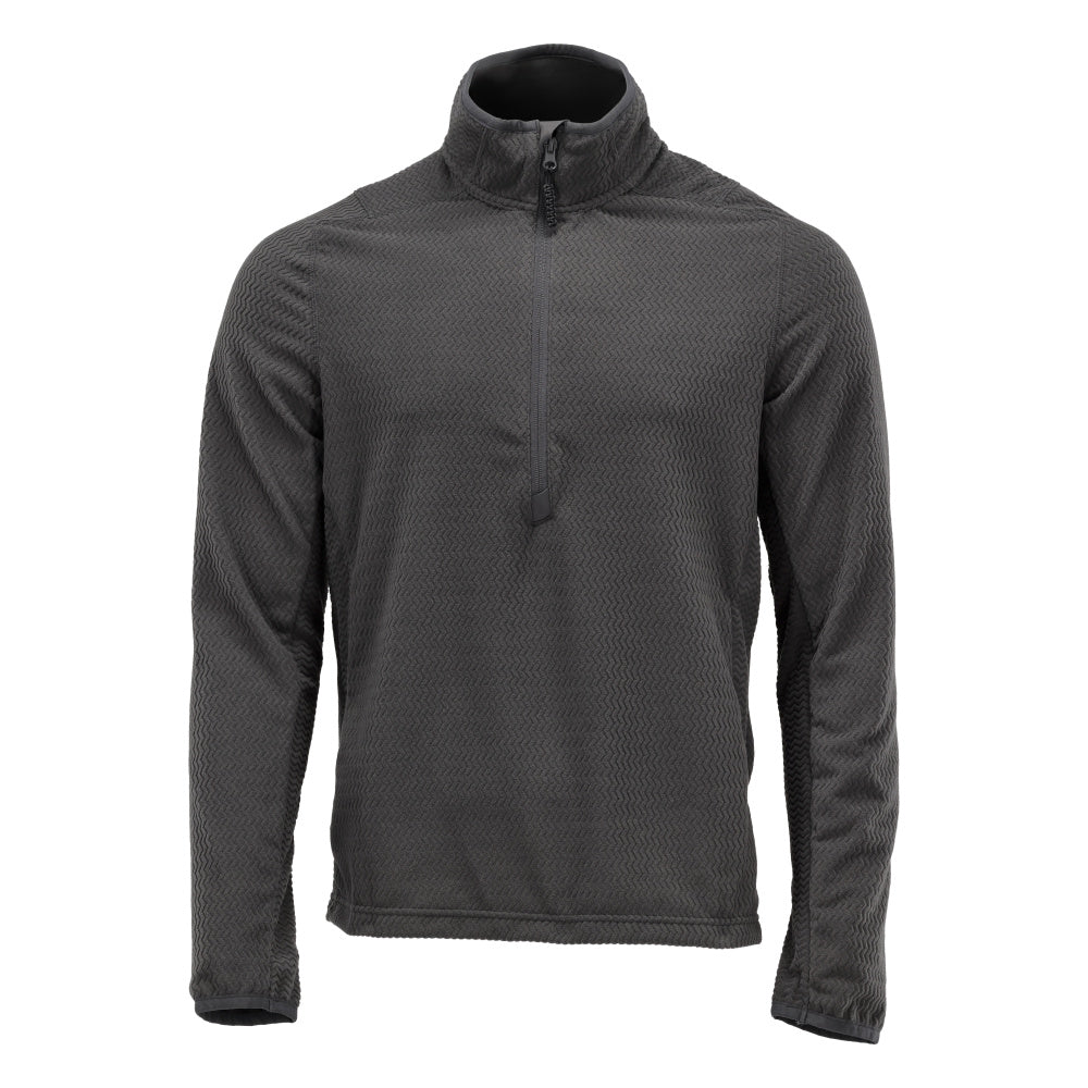 MASCOT CUSTOMIZED Microfleece Pullover mit kurzem Reißverschluss - Anthrazitgrau