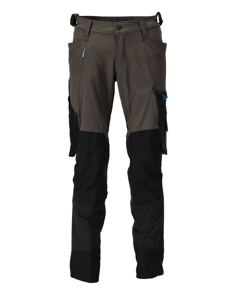 MASCOT ADVANCED Hose mit Knietaschen - Dunkelanthrazit/Schwarz