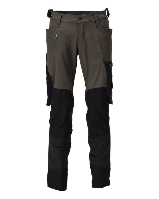 MASCOT ADVANCED Hose mit Knietaschen - Dunkelanthrazit/Schwarz