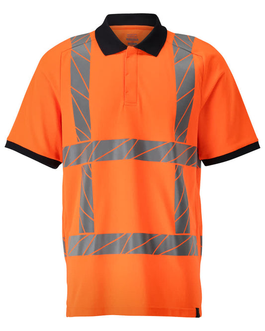 MASCOT ACCELERATE SAFE Polo-Shirt - Hi-vis Orange