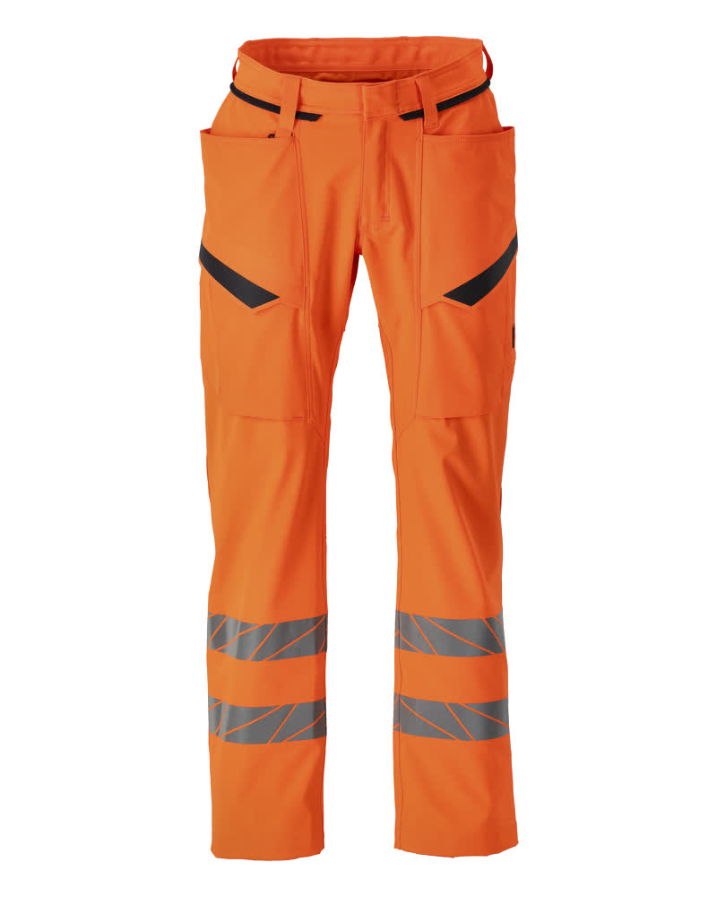 MASCOT ACCELERATE SAFE Hose mit Schenkeltaschen - Hi-vis Orange