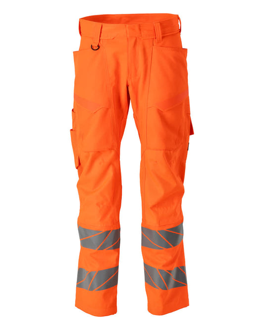 MASCOT ACCELERATE SAFE Hose mit Knietaschen - Hi-vis Orange
