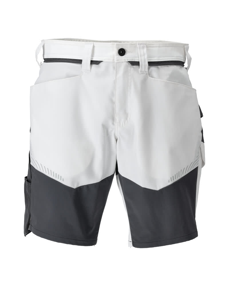 MASCOT CUSTOMIZED Shorts - Weiß/Anthrazitgrau