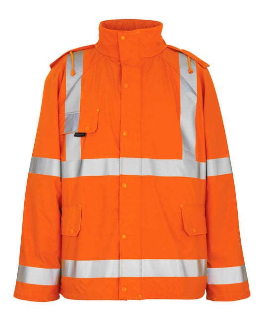 MASCOT SAFE AQUA Regenjacke - Hi-vis Orange