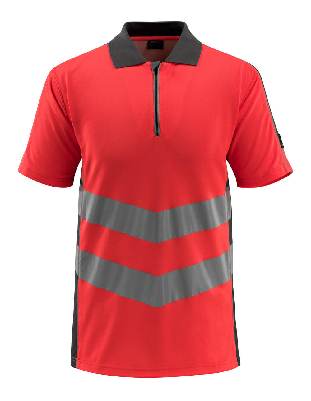 MASCOT SAFE SUPREME Polo-Shirt - Hi-vis Rot/Dunkelanthrazit