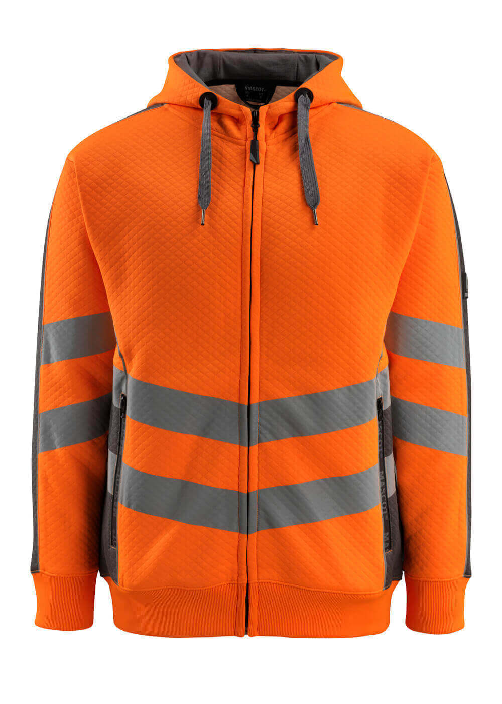 MASCOT SAFE SUPREME Kapuzensweatshirt mit Reißverschluss - Hi-vis Orange/Dunkelanthrazit