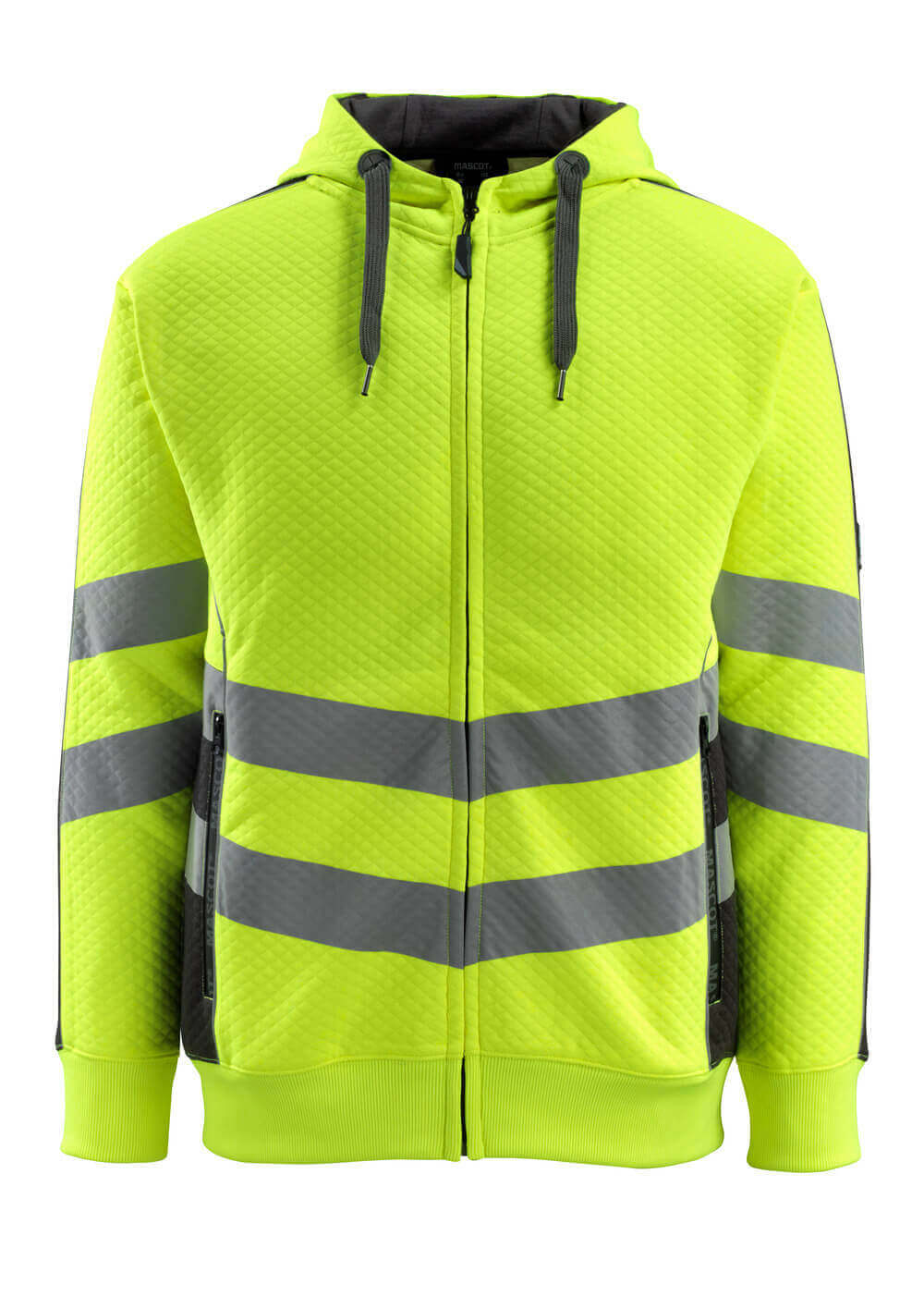 MASCOT SAFE SUPREME Kapuzensweatshirt mit Reißverschluss - Hi-vis Gelb/Schwarz