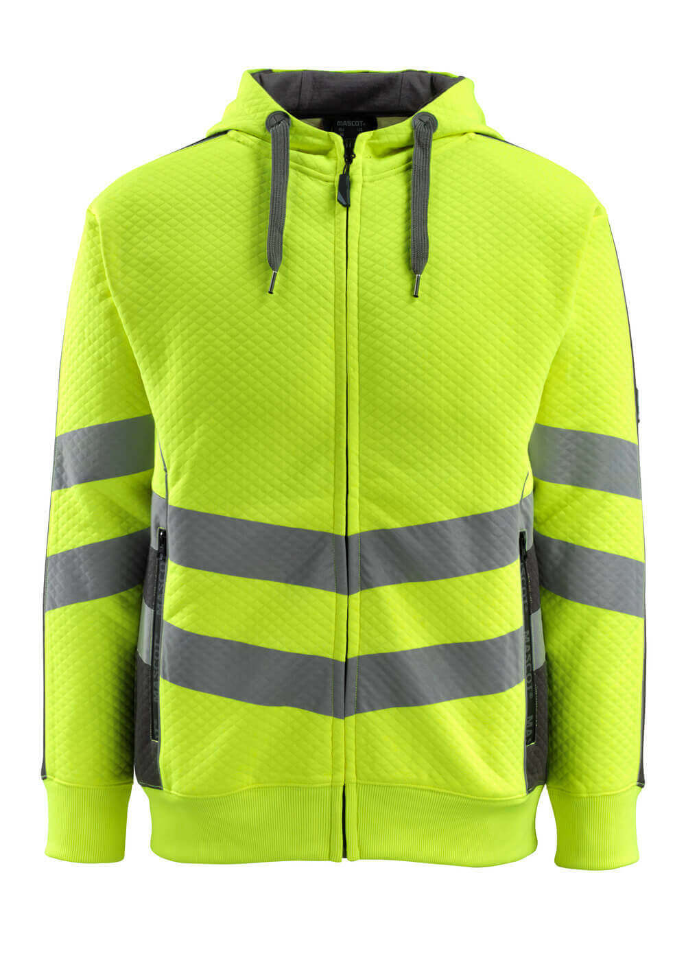 MASCOT SAFE SUPREME Kapuzensweatshirt mit Reißverschluss - Hi-vis Gelb/Dunkelanthrazit