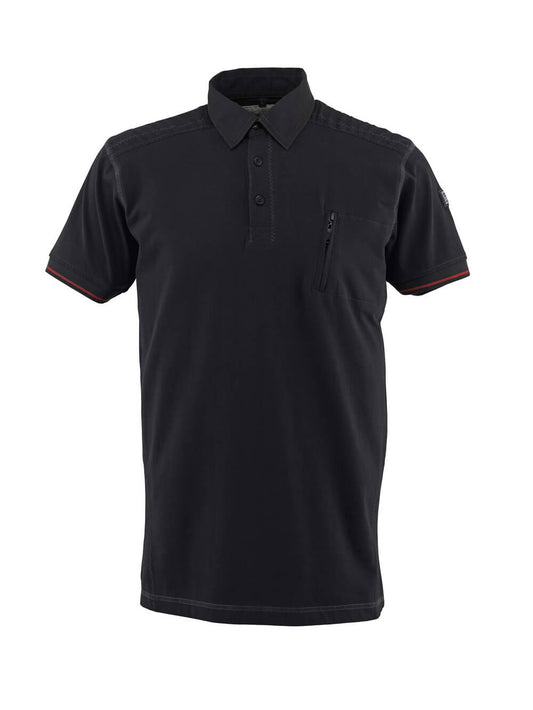 MASCOT FRONTLINE Polo-Shirt mit Brusttasche - Schwarz