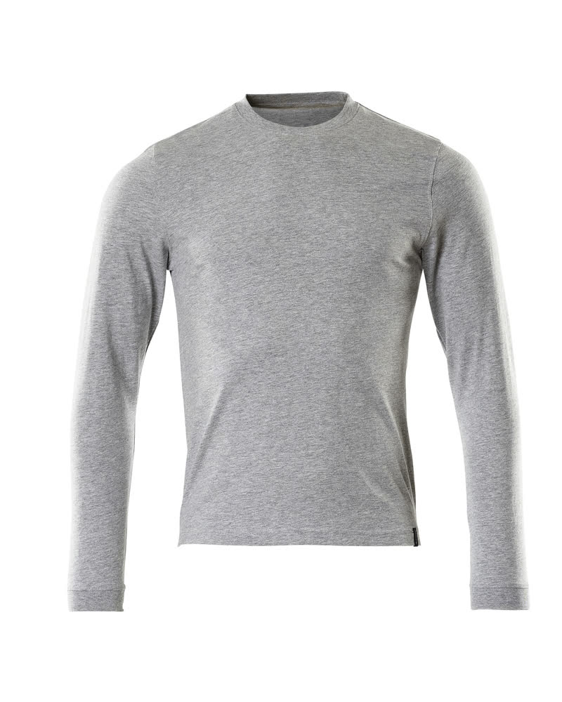 MASCOT CROSSOVER T-Shirt, Langarm - Grau-meliert