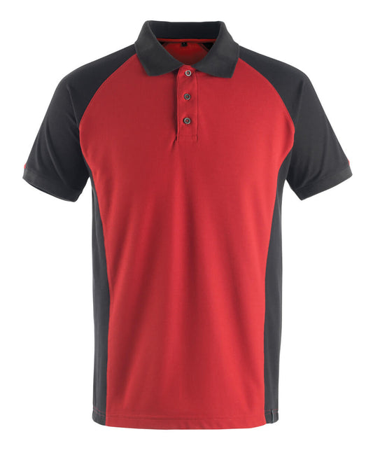 MASCOT UNIQUE Polo-Shirt - Rot/Schwarz