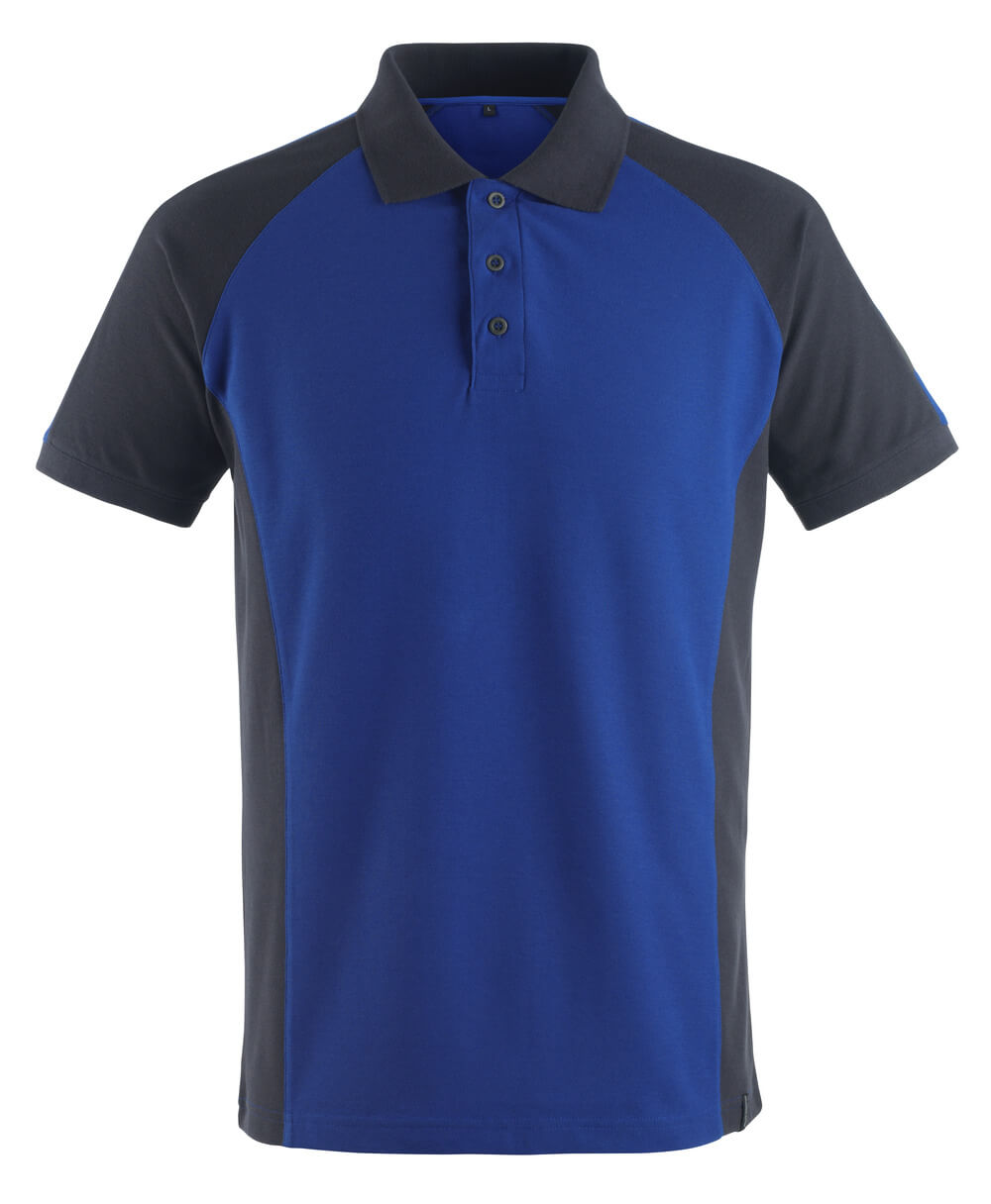 MASCOT UNIQUE Polo-Shirt - Kornblau/Schwarzblau