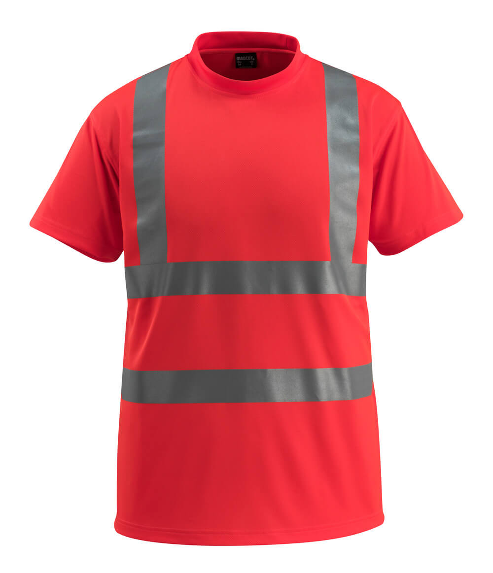 MASCOT SAFE LIGHT T-Shirt - Hi-vis Rot
