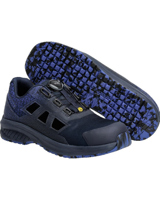 MASCOT FOOTWEAR ACCELERATE Sicherheitssandale - Schwarzblau/Azurblau