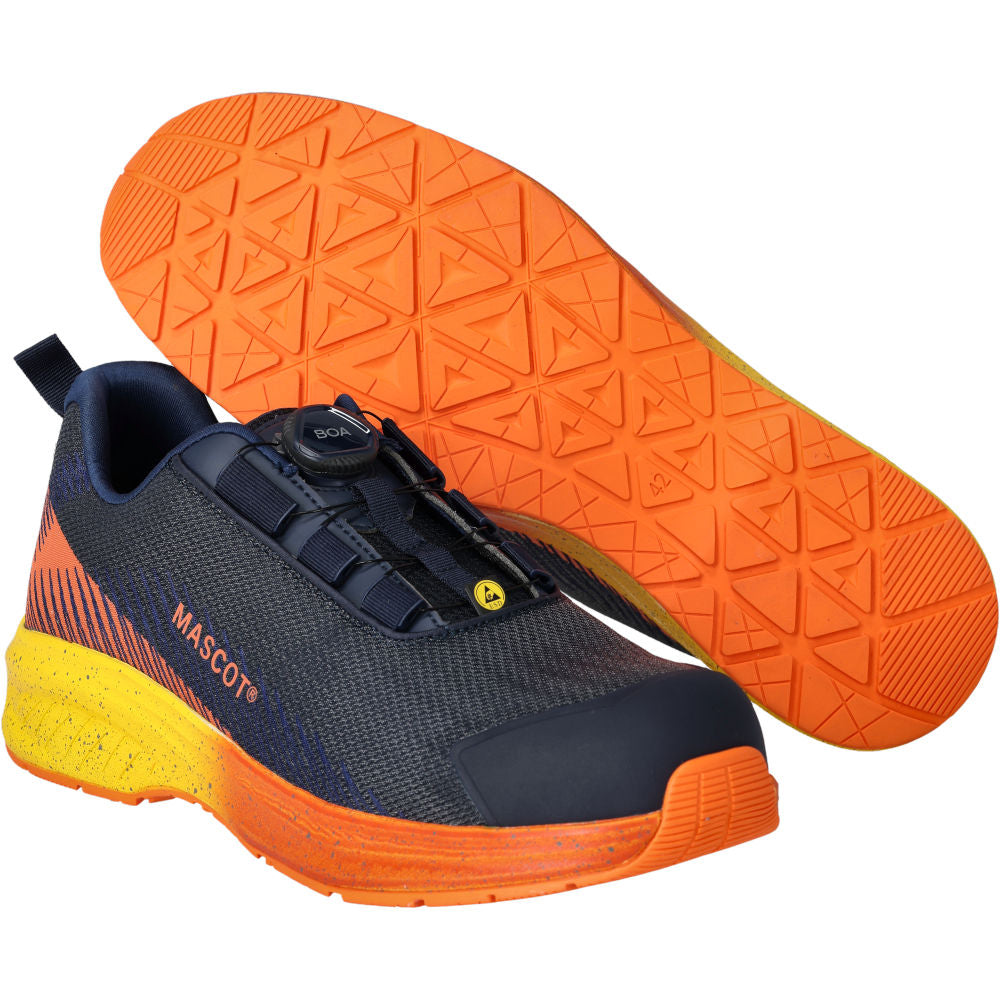 MASCOT FOOTWEAR CUSTOMIZED Sicherheitsschuhe - Schwarzblau/Hellorange