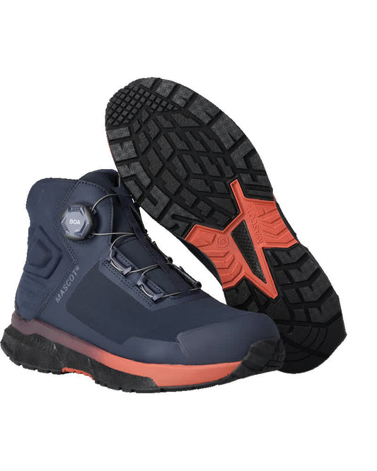 MASCOT FOOTWEAR CUSTOMIZED Sicherheitsstiefel - Schwarzblau/Bordeaux
