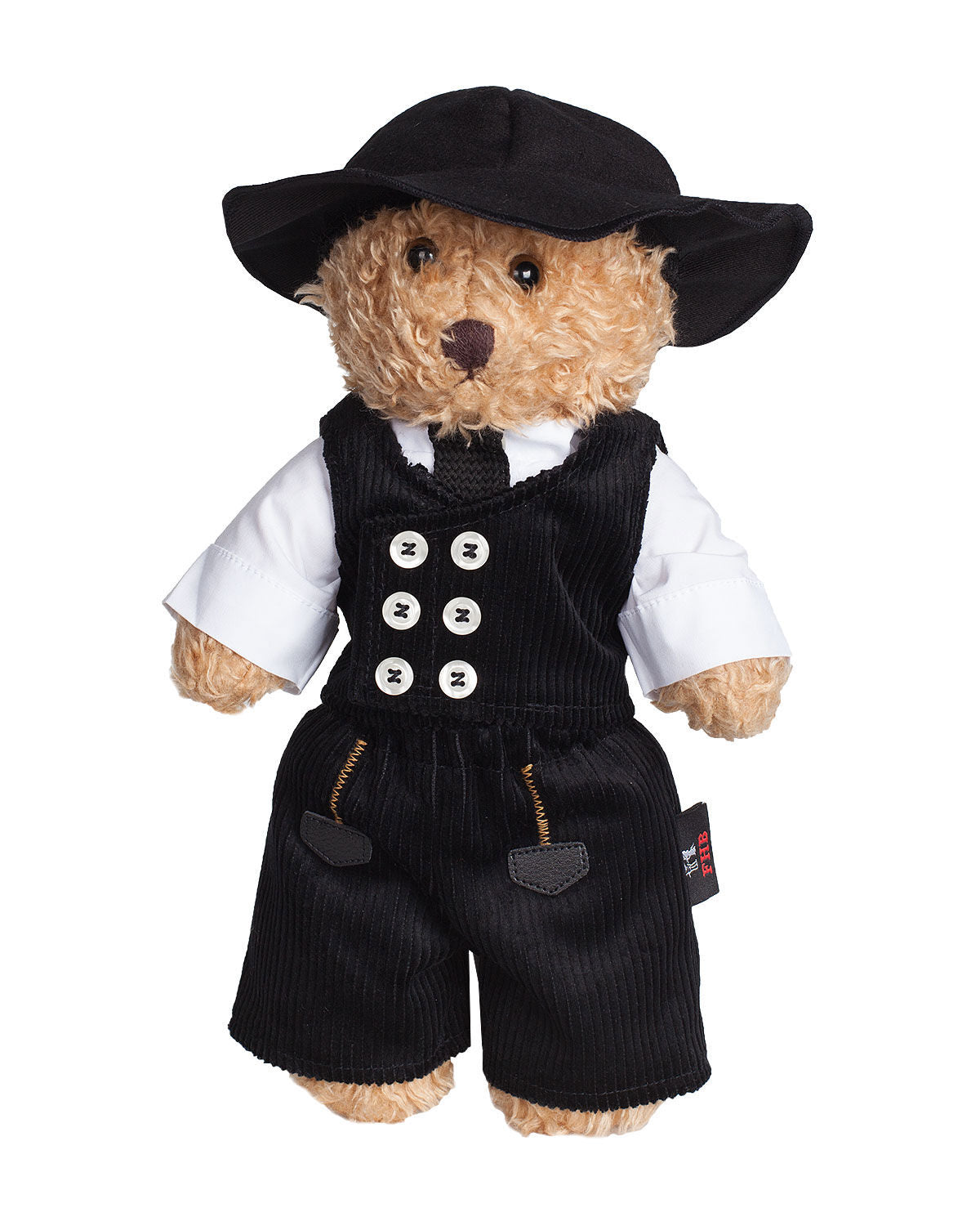 FHB EDDY Zunft-Teddy klein 35 cm schwarz