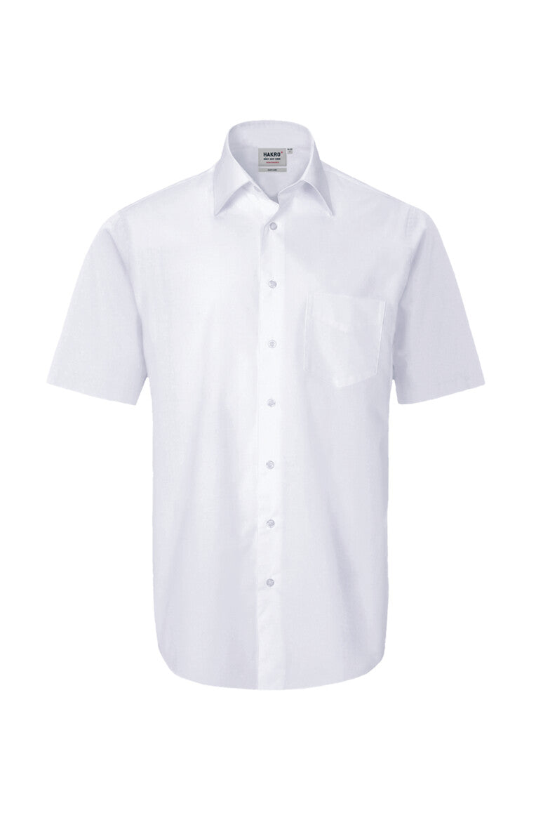 HAKRO 1/2-Arm Hemd MIKRALINAR® Comfort Unisex (0122) – Weiß
