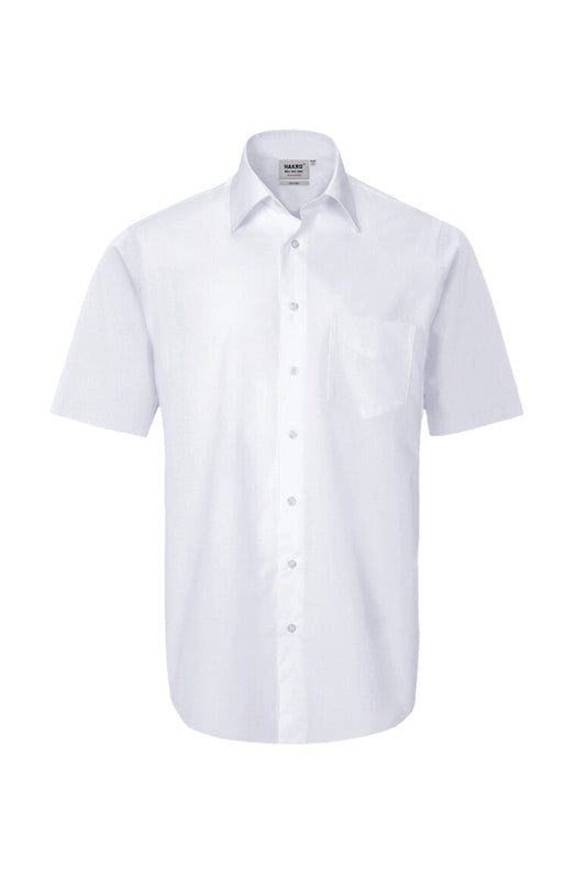 HAKRO 1/2-Arm Hemd MIKRALINAR® Comfort Unisex (0122) – Weiß