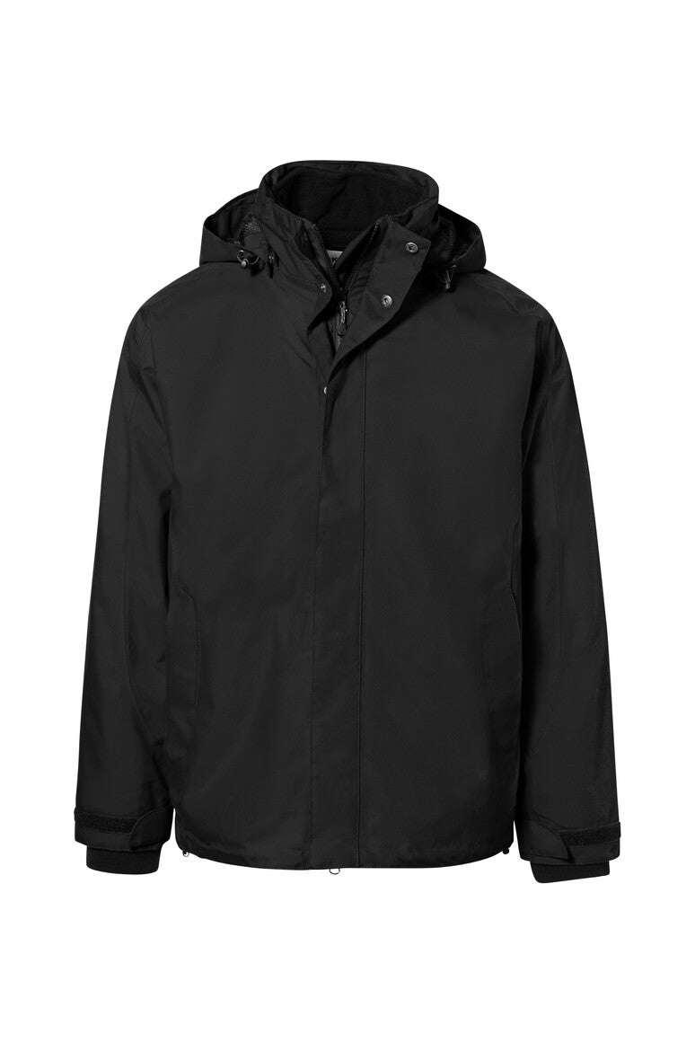 HAKRO 3-in-1 Activejacke Unisex (0853) – Schwarz
