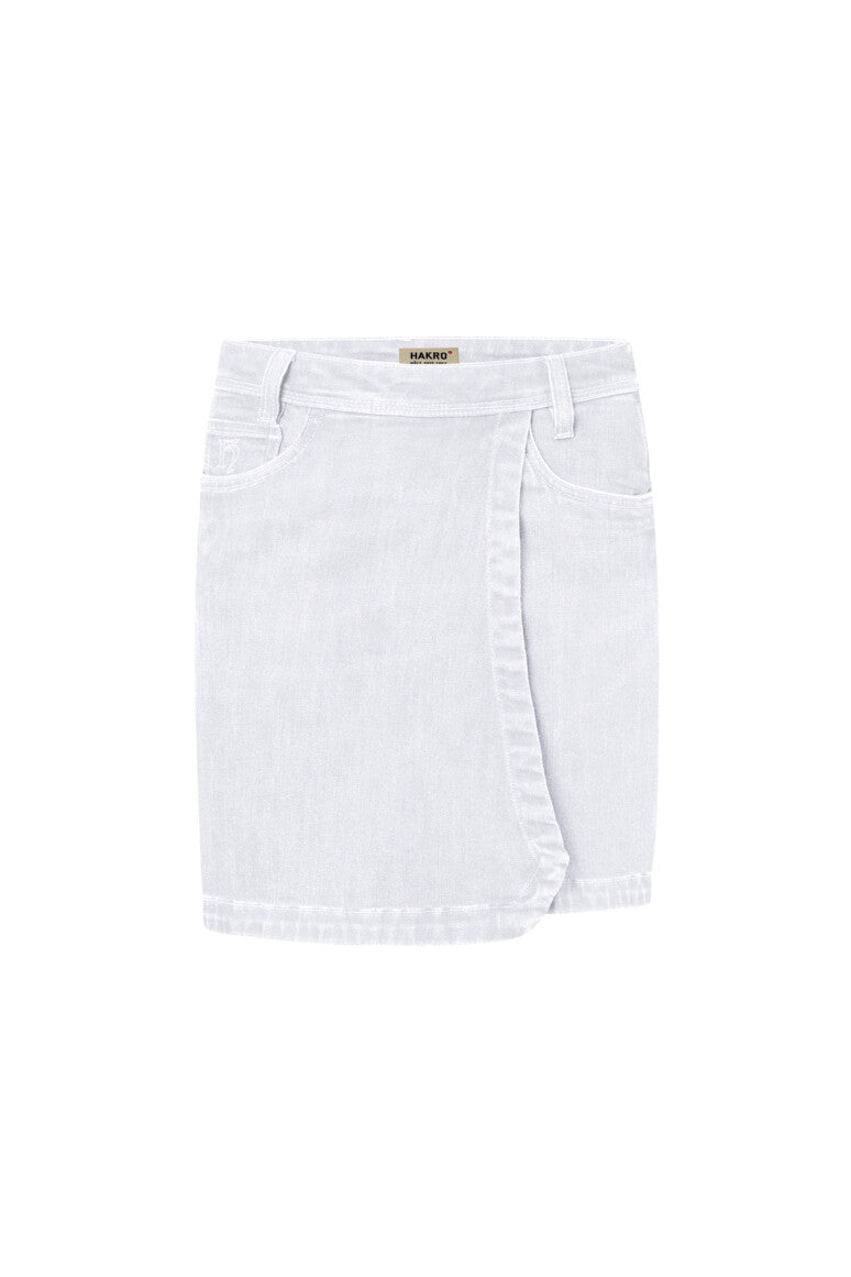 HAKRO 5-Pocket-Jeansskort X-Stretch ECO Damen (0732) – Weiß