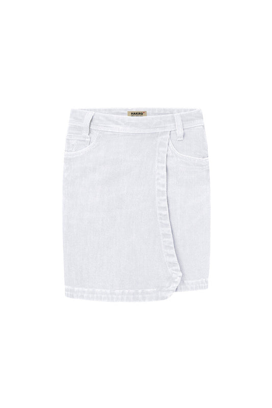 HAKRO 5-Pocket-Jeansskort X-Stretch ECO Damen (0732) – Weiß