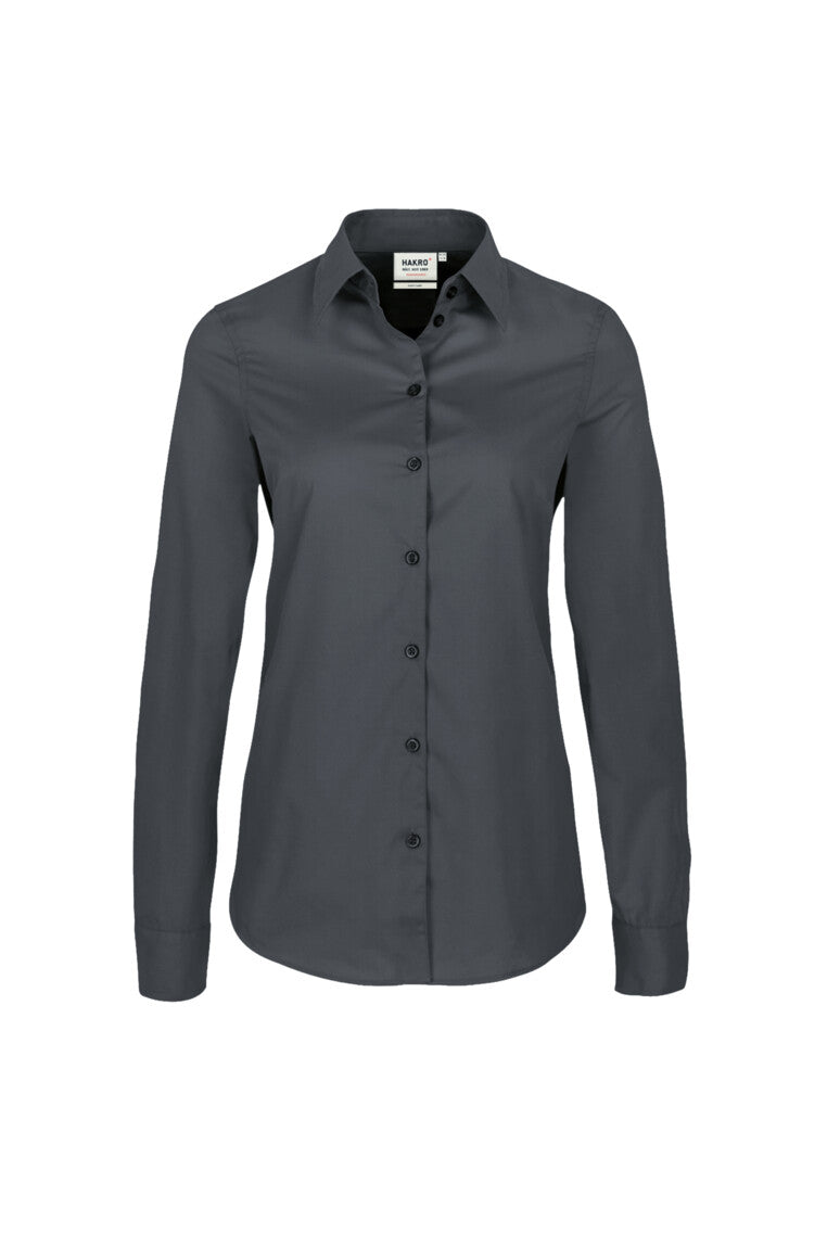 HAKRO Bluse MIKRALINAR® Unisex (0121) – Anthrazit