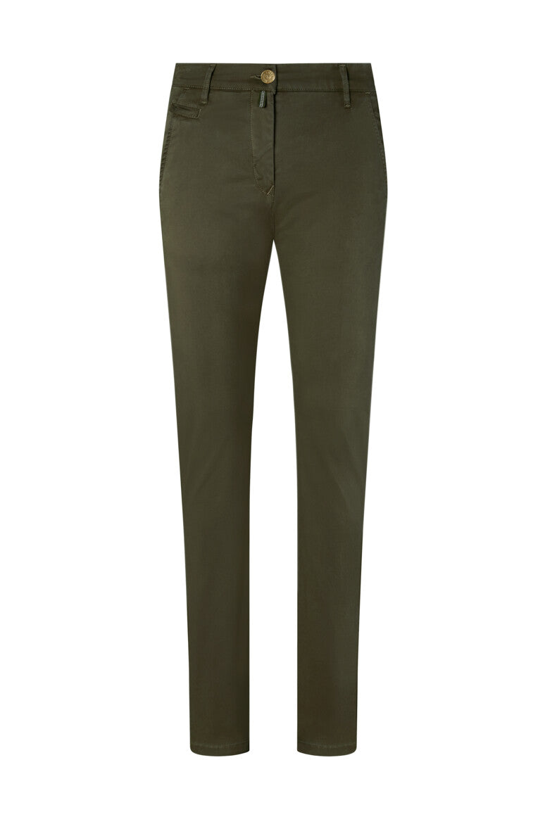 HAKRO Chinohose X-Stretch Damen (0706) – Olive