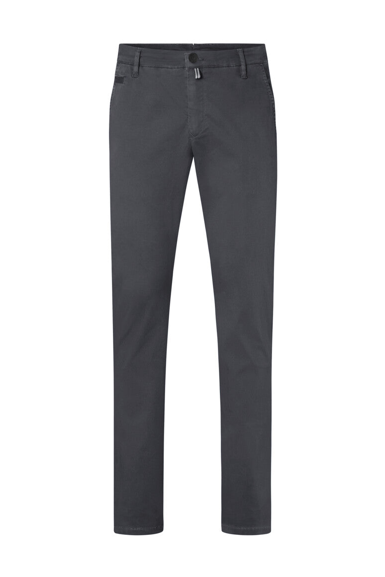 HAKRO Chinohose X-Stretch Unisex (0707) – Karbongrau (064)