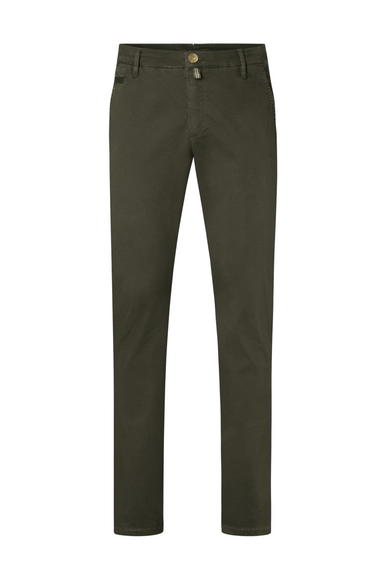 HAKRO Chinohose X-Stretch Unisex (0707) – Olive