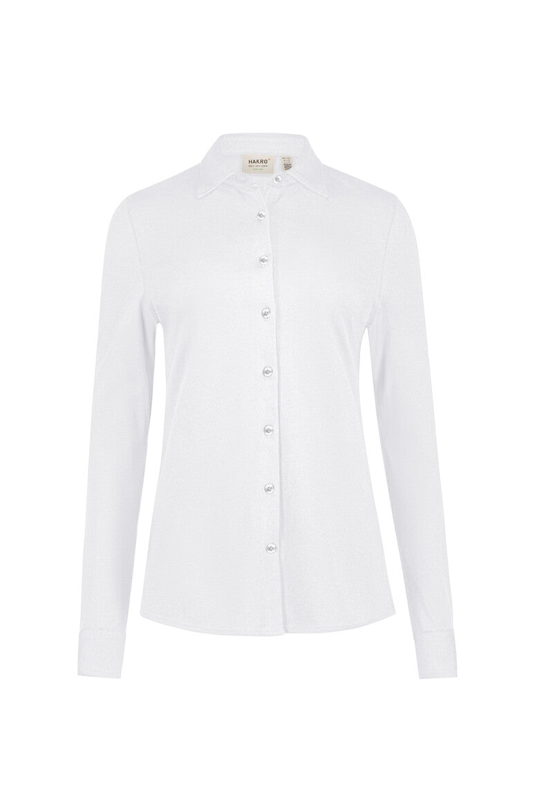 HAKRO COTTON TEC® Bluse Unisex (0136) – Weiß
