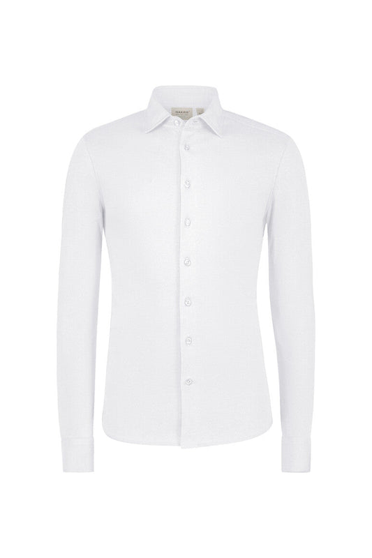 HAKRO COTTON TEC® Hemd Unisex (0137) – Weiß