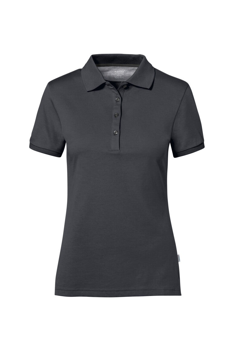 HAKRO COTTON TEC® Poloshirt Damen (0214) – Karbongrau