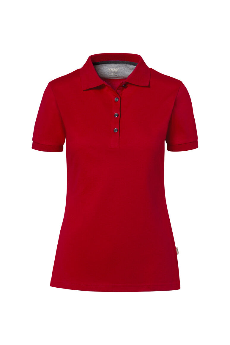 HAKRO COTTON TEC® Poloshirt Damen (0214) – Weiß (002)