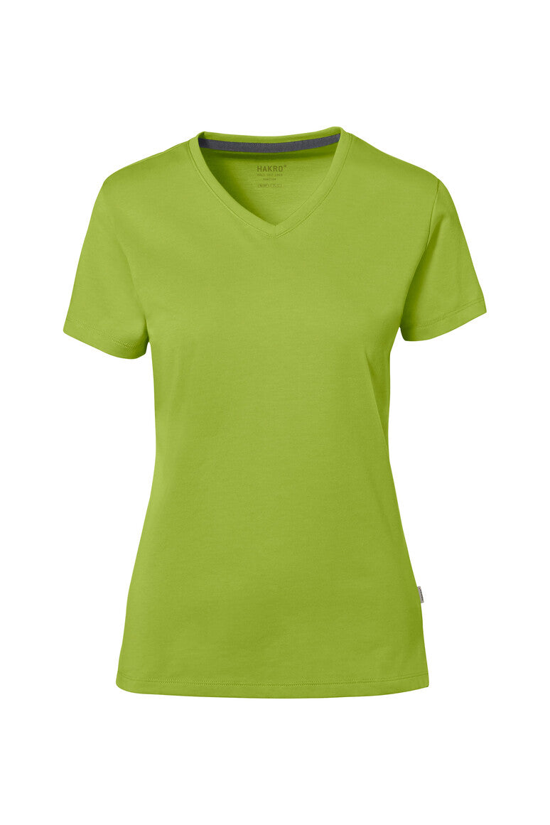 HAKRO COTTON TEC® V-Shirt Damen (0169) – Tinte (040)