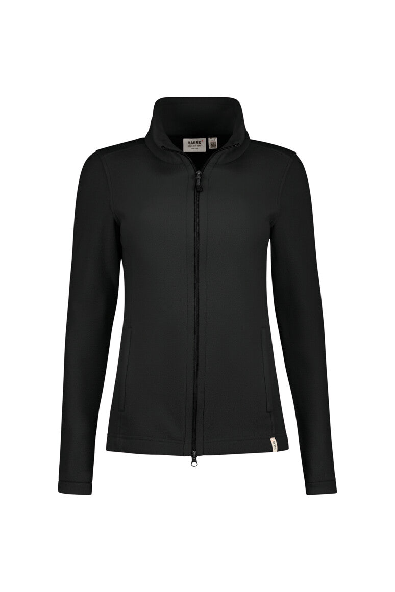 HAKRO Fleecejacke ECO Damen (0246) – Schwarz
