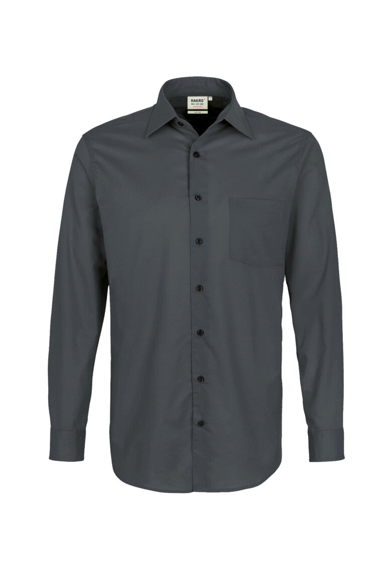 HAKRO Hemd MIKRALINAR® Comfort Unisex (0123) – Anthrazit