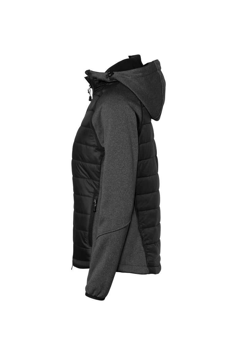 HAKRO Kapuzen-Hybridjacke Contrast Damen (0265) – Tinte