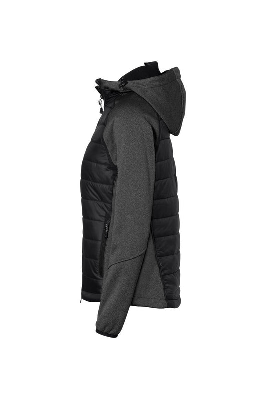 HAKRO Kapuzen-Hybridjacke Contrast Damen (0265) – Tinte