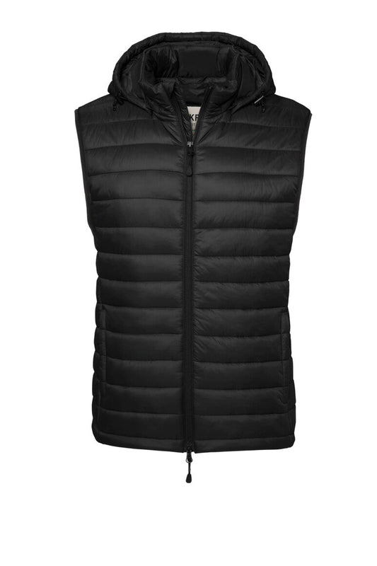 HAKRO Kapuzen-Loftweste Unisex (0897) – Schwarz