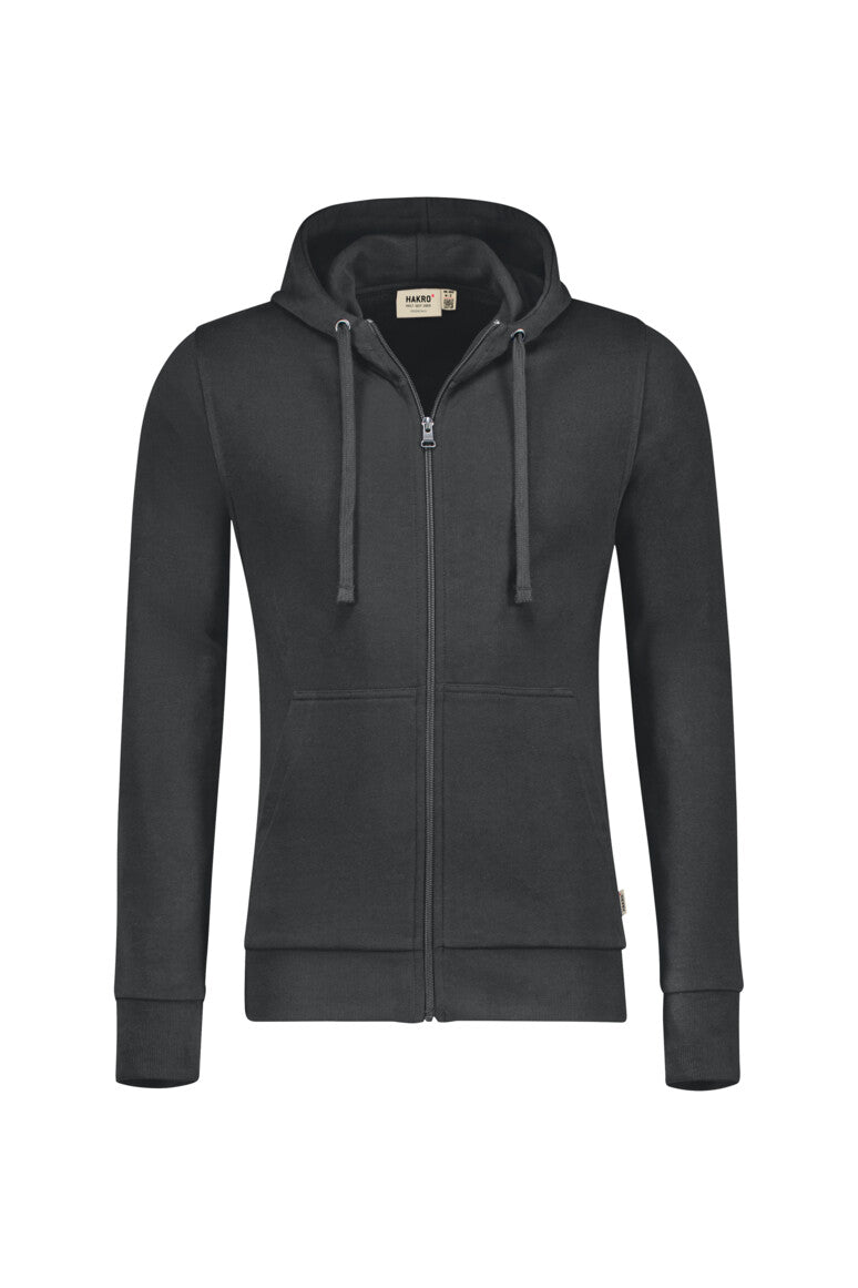 HAKRO Kapuzen-Sweatjacke Premium Unisex (0605) – Anthrazit (028)