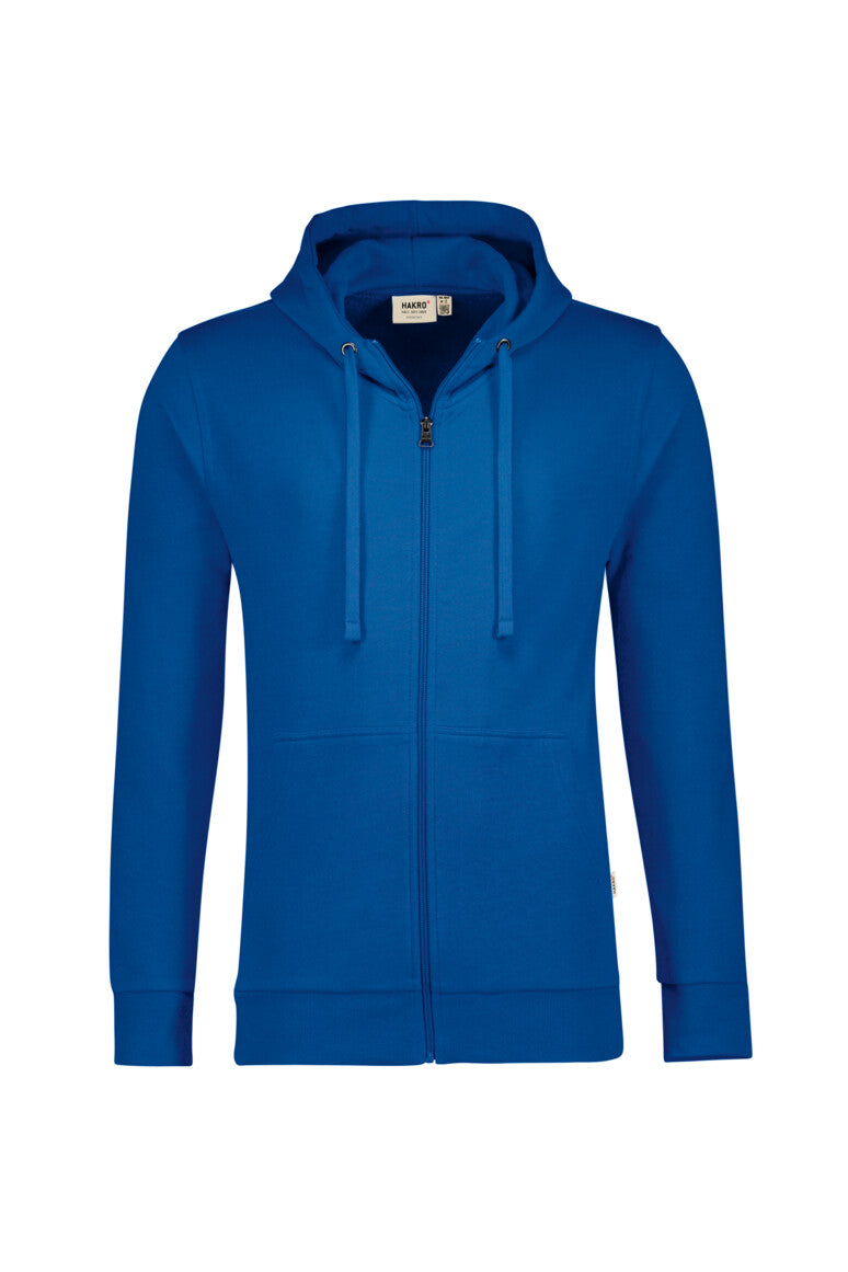 HAKRO Kapuzen-Sweatjacke Premium Unisex (0605) – Royalblau