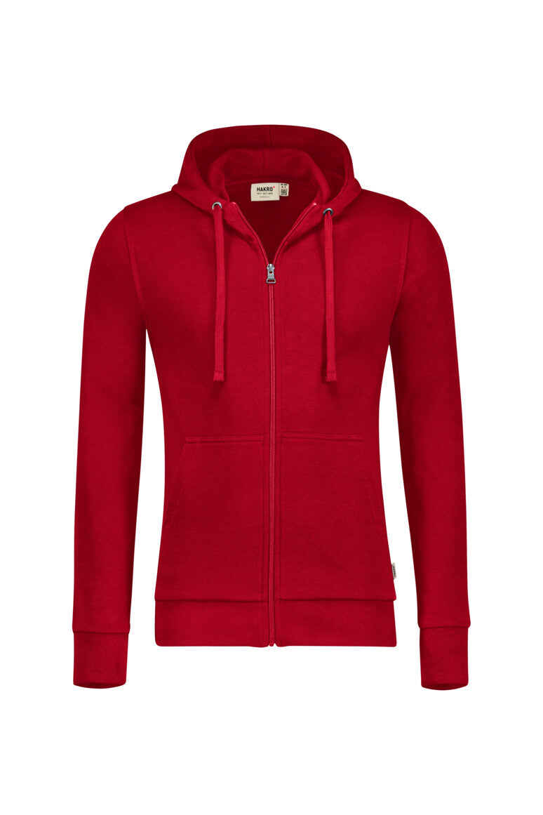 HAKRO Kapuzen-Sweatjacke Premium Unisex (0605) – Weiß (002)