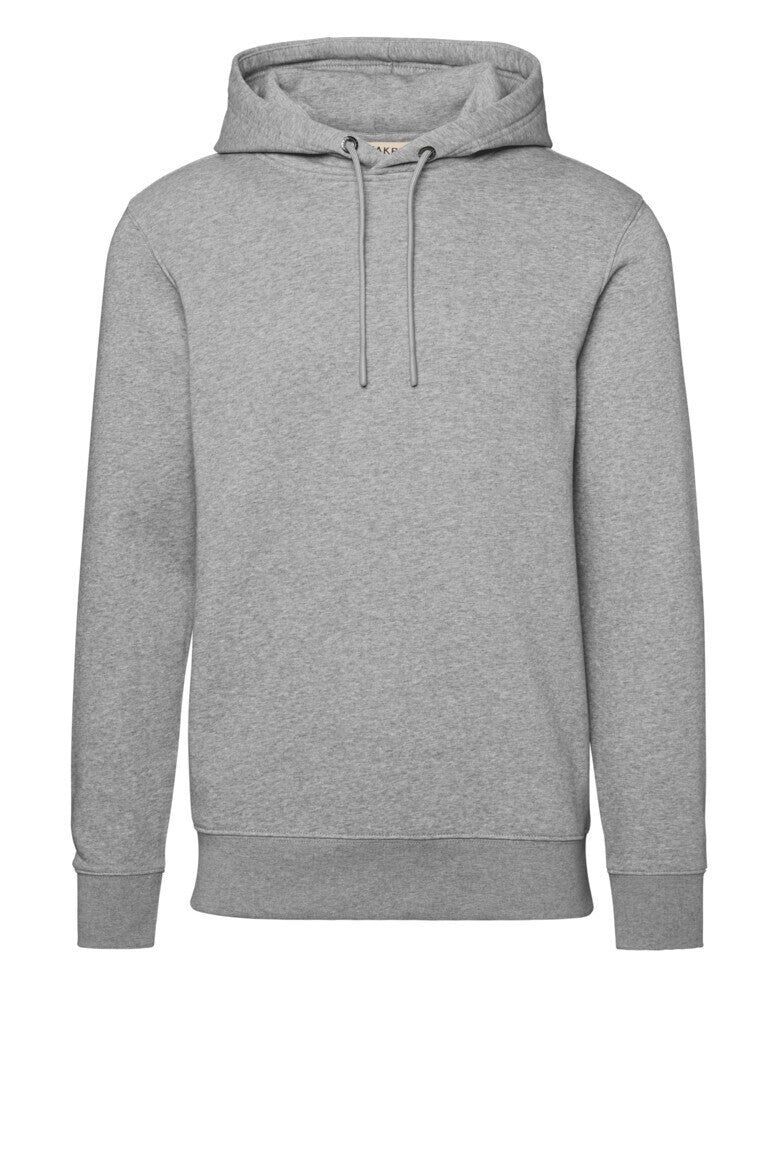HAKRO Kapuzen-Sweatshirt Bio-Baumwolle Unisex (0560) – Grau Meliert