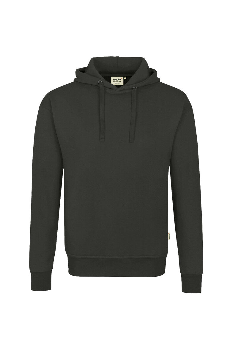 HAKRO Kapuzen-Sweatshirt Bio-Baumwolle Unisex (0560) – Karbongrau