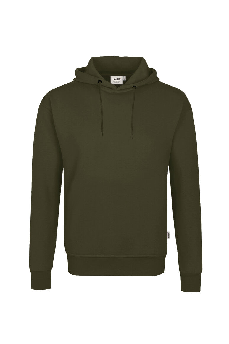 HAKRO Kapuzen-Sweatshirt Bio-Baumwolle Unisex (0560) – Olive