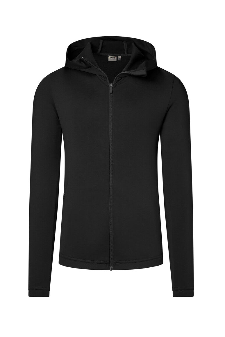 HAKRO Kapuzen-Tecjacke ECO Unisex (0873) – Schwarz